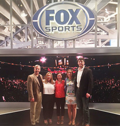 AdZou Team in LA with Fox Sports University