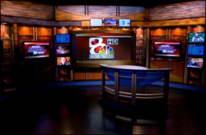 KOMU TV-8 Newsroom Set