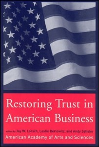 Restoring Trust in American Business