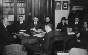 Walter Williams with 1912 Newspaper Management Class