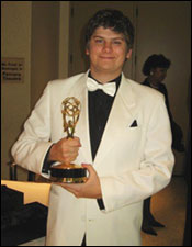 Thad Kemlage with Emmy