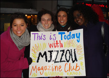 Missouri Magazine Club Students on NBC's Today Show