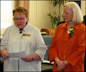 Pam Benoit and Esther Thorson