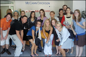 Visit to the McCann Erickson Prague Office