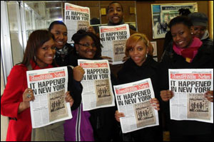 NABJ Students at Amsterdam News