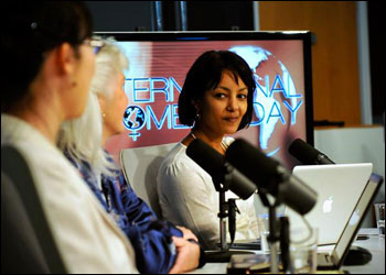 alem Solomon and International Women's Day Panelists