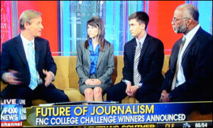 Steve Doocy, Emily Spain, Blake Hanson and Greeley Kyle