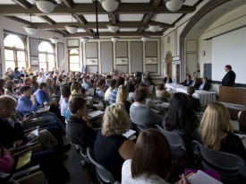 Class in Neff Hall Auditorium