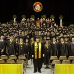 Brian Brooks with Spring 2012 Graduates