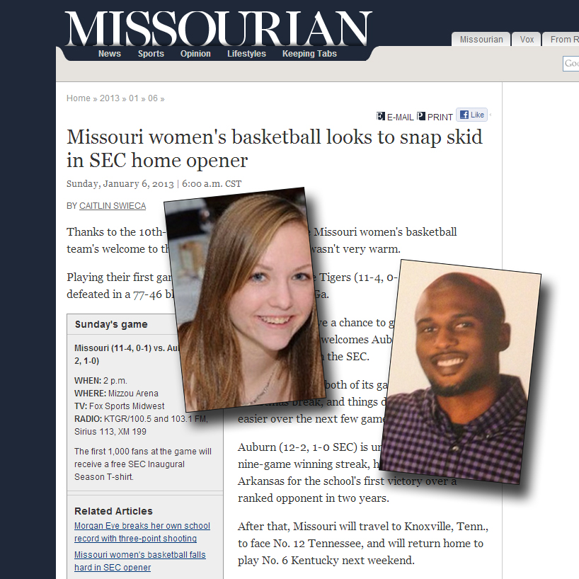 Martenzie Johnson and Caitlin Swieca