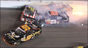 Travis Pastrana and Jason White Wreck