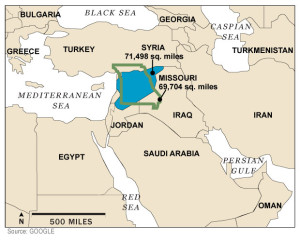 Map of Syria