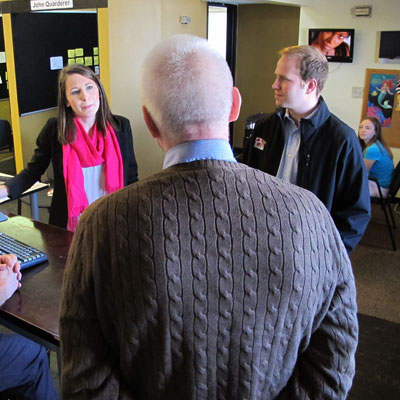 Brynne Whittaker, Dean Mills and Matt Evans
