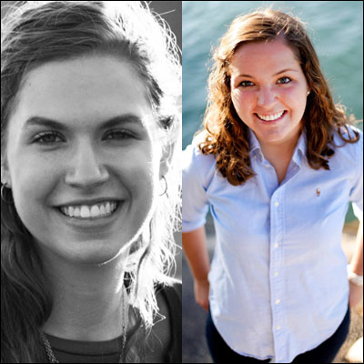 Grace Lyden and Katie Yaeger