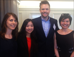 Anna Boiko-Weyrauch, Maoling Xiong, Joel McHale and Margaret Ng