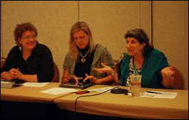 Joy Mayer, Teresa Schmedding and Merrill Perlman