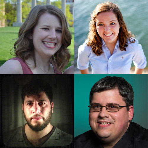 Stephanie Ebbs, Katie Yaeger, David Barreda and Charles Minshew