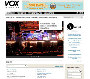 Vox Redesigned: Home Page