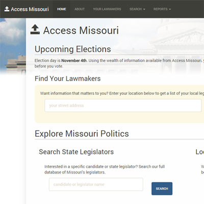 Access Missouri Website