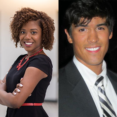 Ebony Francis and Anthony Tovar