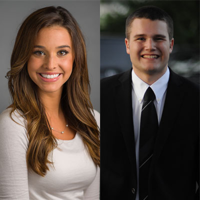 Hannah Battah and Tyler Greever