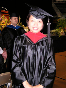 Xin Li at 2006 Commencement Ceremony