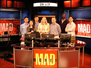 Xin Li and Marty Steffens on the CNBC Mad Money Set