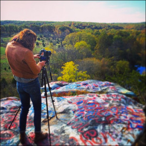 Alexa Ahern at the Gasconade River