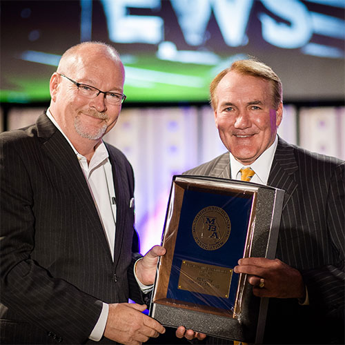 Jim Riek at 2015 MBA Awards
