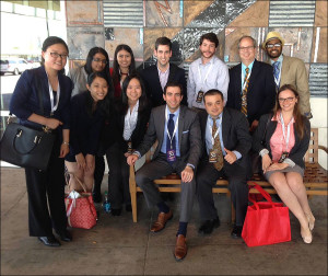 Mizzou Business Journalism Students with Andrew Ross Sorkin