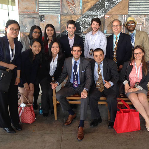 Mizzou Business Journalism Students with Andrew Ross Sorkin