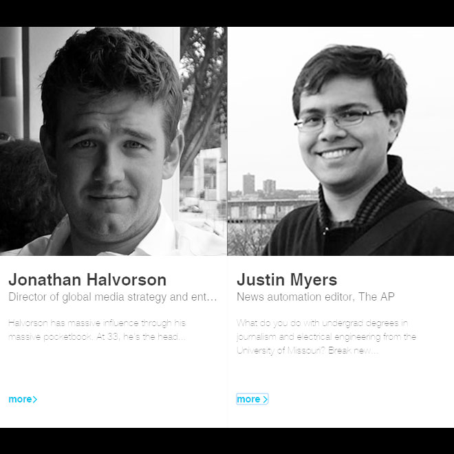 Jon Halvorson, BJ '04, and Justin Myers, BJ '11, BS EE '11