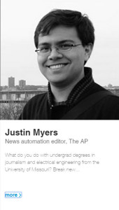 Justin Myers, BJ '11, BS EE '11