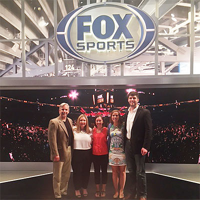 AdZou Team in LA with Fox Sports University