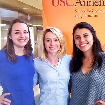 Sarah Darby, Micheala Sosby and Daniela Vidal