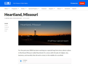 Special Report by KBIA-FM: "Heartland, Missouri"