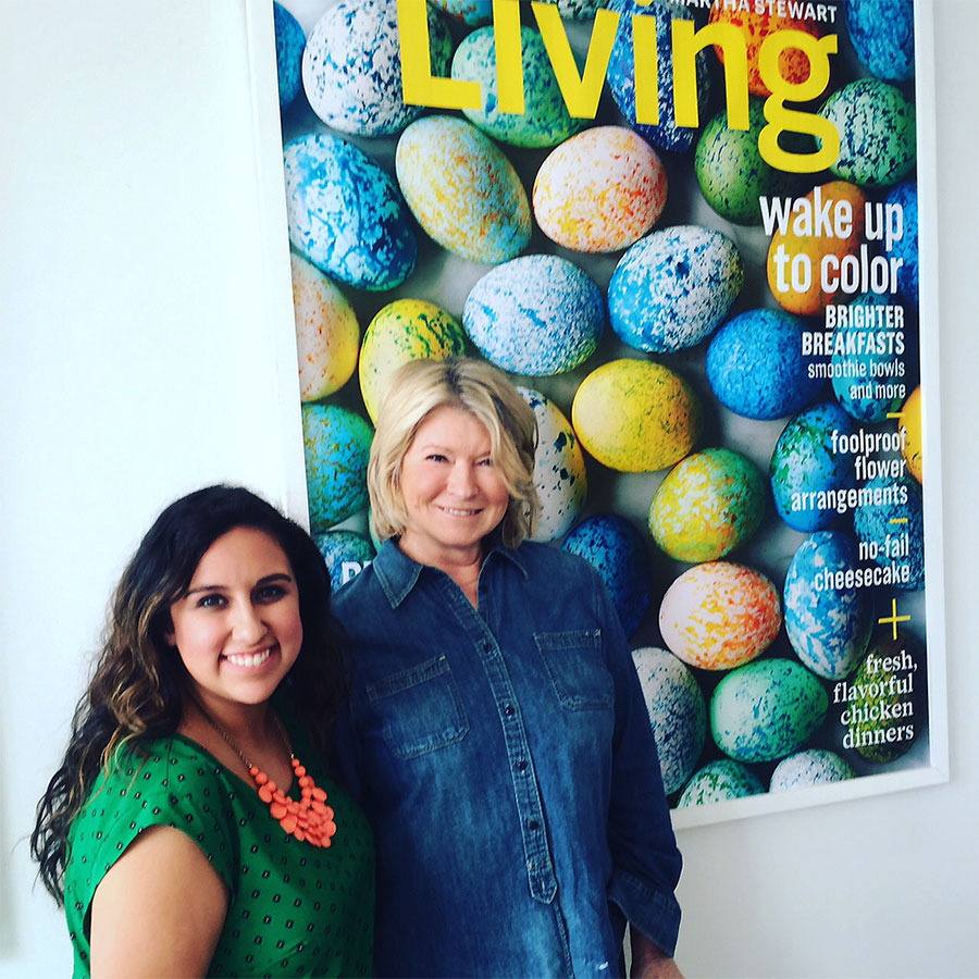Ciera Velarde with Martha Stewart