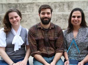 Rebecca Smith, Bram Sable-Smith and Sara Shahriari