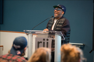 Filmmaker Spike Lee Teaches Master Class to Documentary Journalism Students