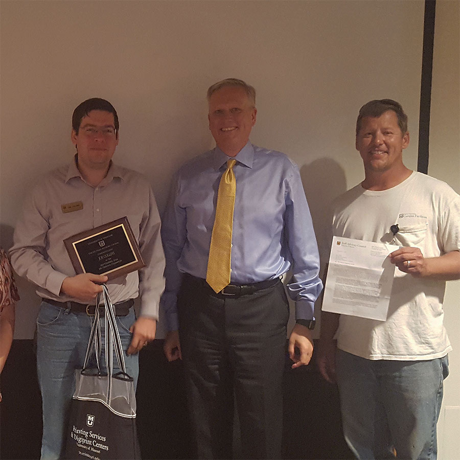 Joe Collins Wins Service Champion Award