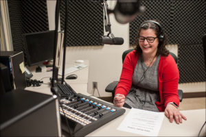 Abby Ivory-Ganja at KBIA News Desk