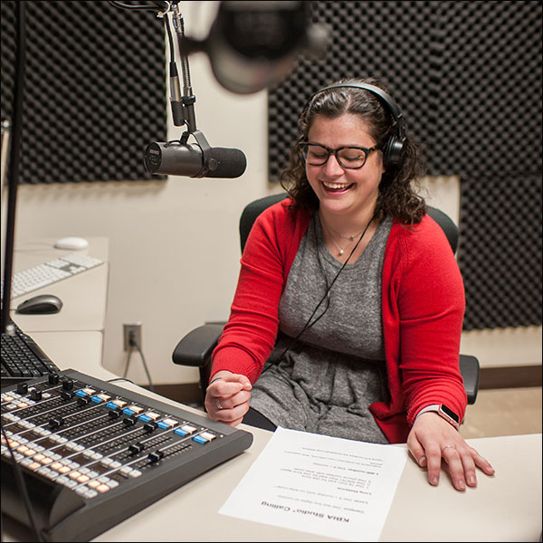 Abby Ivory-Ganja at KBIA News Desk