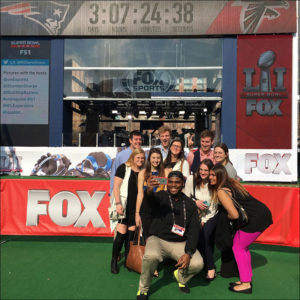 Students from Missouri and North Carolina Join the FS1 Team in Houston on Discovery Green