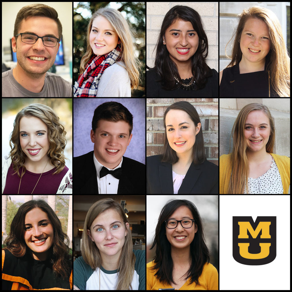 Jake Boeding, Tyler Anne Emery, Ana Perez, Jennifer Prohov, Lauren Puckett, Hughes Ransom, Madison Stanze, Rylee Stoulil, Rachel Tiedemann, Michaela Tucker, Swee-Yang Ashley Yong