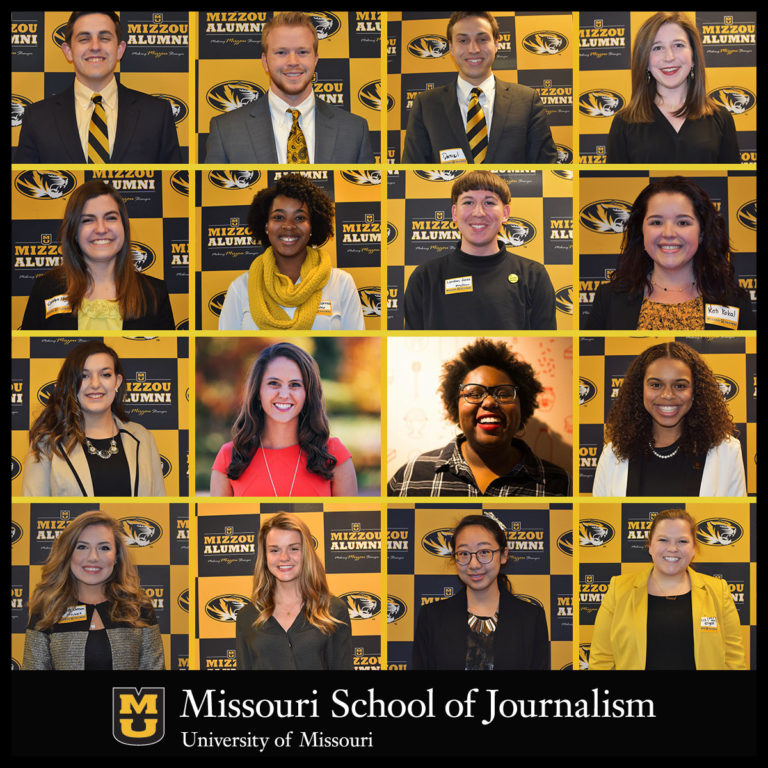16 Journalism students selected for Mizzou ’39’ Honors Missouri