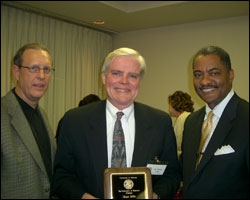 Steve Graham, Dean Mills and Dr. Elson Floyd