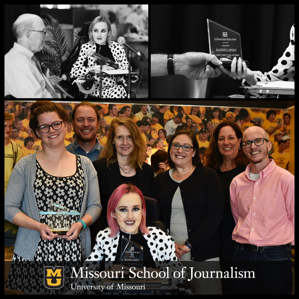 Madison Lawson 2018 Lee Henson Access Mizzou Award