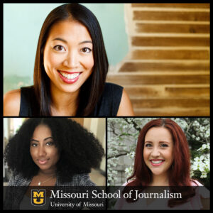 Elise Hu, Antoinette Miller and Monica Harkins