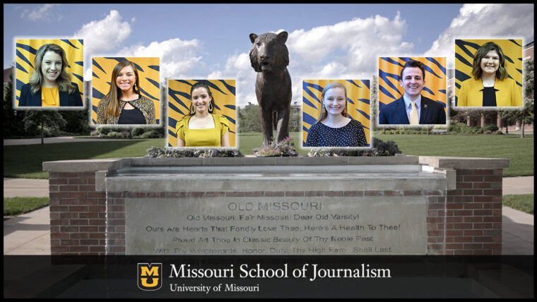 Six Journalism seniors selected for Mizzou 39 Mizzou School of