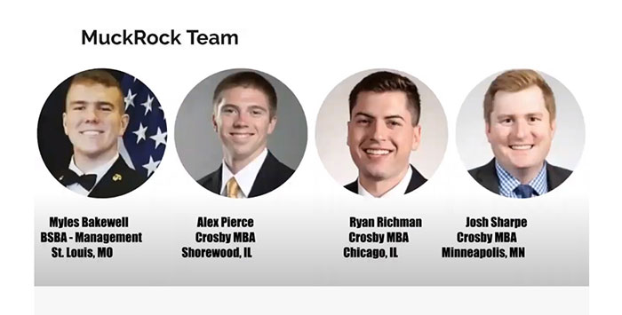Team MuckRock: Myles Bakewell, Alex Pierce, Ryan Richman and Josh Sharpe.